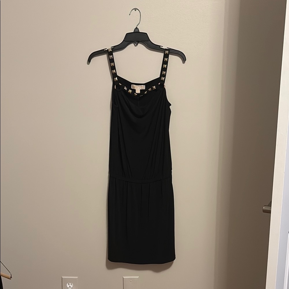 Michael Kors Black Spaghetti Strap Sheath Dress